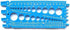 Nut, Bolt & Screw Gauge for Standard & Metric Coarse & Fine Diameter, Length & Thread Pitch (Blue)