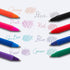 Pentel Wow! Retractable Ballpoint Pen, (1.4mm) Bold Line, Assorted Ink Colors, 8 Pack