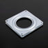Glomora 4in Galvanized Steel Rotating Plate Display Base for Cake, Kitchen Cabinets, Monitor, TV, Painting, and More