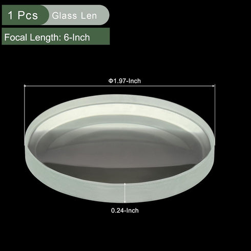 YOKIVE Double Concave Lens, Clear Glass Optical Lenses for Telescope, Great for Photography, Optical Instruments Use