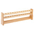 OLYCRAFT 12 Holes Wooden Test Tube Rack, 10ML Display Stand for Chemistry Laboratory