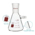 stonylab Filtering Flask, 100 ml Heavy Wall Borosilicate Glass Filter Flask with 24/40 Standard Taper Outer Joint, Bolt