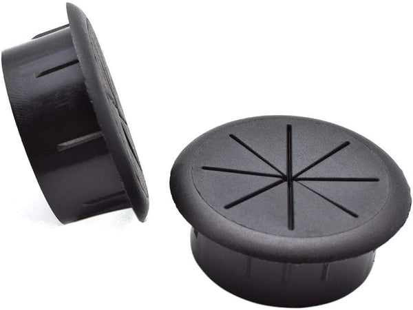 2 Inch (50mm) Flexible Desk Grommets, Wire Cord Hole Cover for Cable Management and Protection