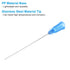 PATIKIL 22Ga x 2 Inch Dispensing Needle Tips, 10Pcs Blunt Tips with Luer Lock for Glue Oil Applicator