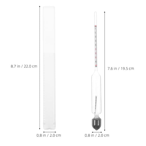 0-40 Gadpiparty Milk Lactometer Hydrometer Scale Liquid Density Measuring Tool for Home and Kitchen Milk Testing
