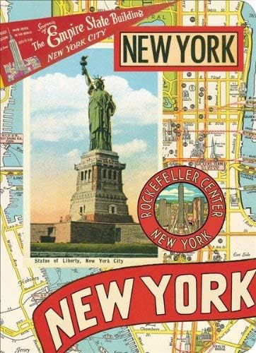 Cavallini Mini Notebooks, New York, 4 x 5, 3 Mini Notebooks