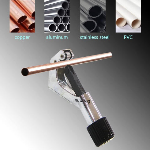 Tubing and Pipe Cutter 1/4 to 1-5/8 Inch with Extra Blade and Reamer for Cutting Aluminum, Plastic, Copper