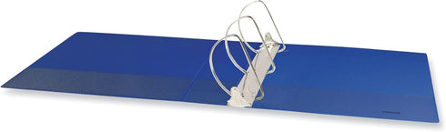 Universal UNV20754 3-Slant D-Ring View Binder, 11 in. x 8.5 in., 3 in. Capacity, Navy Blue