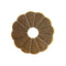 Tiazza 10Pcs Brass Backplate Washers for Classical Furniture Decoration & Hardware Accessories (Bronze)