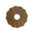 Tiazza 10Pcs Brass Backplate Washers for Classical Furniture Decoration & Hardware Accessories (Bronze)