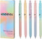sencoo 5 Pack Blue Gel Pens and Refills, 0.5mm Fine Point Quick Drying Ink Smooth Writing Student Pens