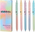 sencoo 5 Pack Blue Gel Pens and Refills, 0.5mm Fine Point Quick Drying Ink Smooth Writing Student Pens
