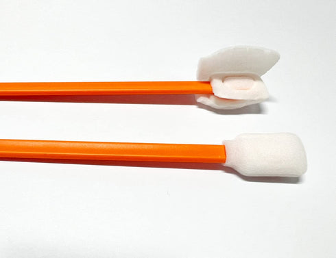 Wellgler's 100pcs 5.11" Foam Swabs, Square Rectangle Cleaning Swab for Solvent Format Inkjet Printer, Optical Equipment