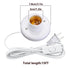 DBKMPZ 15ft E26/ E27 Bulb Light Socket with Cord Light Socket with On/Off Switch Hanging Light Cord Extension