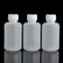50Pcs 60ml 2oz PE Plastic Empty Small Mouth Graduated Lab Chemical Container Reagent Bottles for Liquid Storage