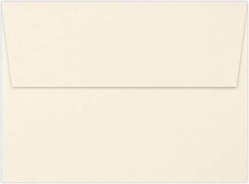 LUXPaper A7 Invitation Envelopes, Peel & Press, 5 1/4" x 7 1/4", Natural, 80lb Text, 50 Qty