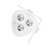 8pcs Stainless Steel Adhesive Caster Wheels Rotating Furniture Rollers for Storage Boxes and Home Hardware Self