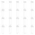 Othmro 7ml 200pcs Plastic Lab Centrifuge Tubes, 14 * 62mm Vial Test Tube Sample Storage Container