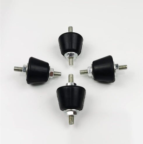 Anti Vibration Rubber Isolator Mounts with M8-1.25 Studs Shock Absorber Use for Outdoor Units Mini Split Air Conditioner & Machine Shock Absorber(Pack of 4)