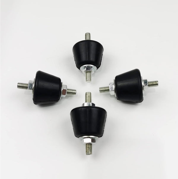 Anti Vibration Rubber Isolator Mounts with M8-1.25 Studs Shock Absorber Use for Outdoor Units Mini Split Air Conditioner & Machine Shock Absorber(Pack of 4)