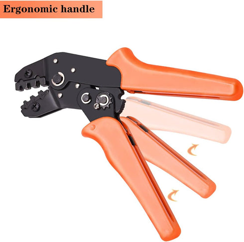 Tnisesm SN-48B Ratcheting Wire Crimper Tools, AWG 26-16 (0.5-1.5mm ) for Open Barrel Terminals