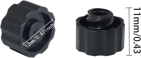 100PCS No Needle Luer Lock Caps Syringe Luer Lock Cap for Feeding Tubes Lab Supplies, Black (100 pcs/pack)