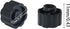 100PCS No Needle Luer Lock Caps Syringe Luer Lock Cap for Feeding Tubes Lab Supplies, Black (100 pcs/pack)