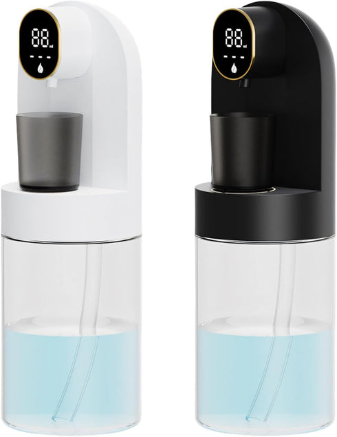 Arecobticy 4 Automatic Digital Mouthwash Dispenser with Modes & Cups Wall Mounted Mouth for Home Bathroom Mouth Wash