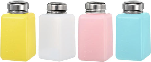 MECCANIXITY Solvent Alcohol Dispenser - 6.8oz/200ml Push Down Liquid Dispenser Pump for Acetone Cleanser