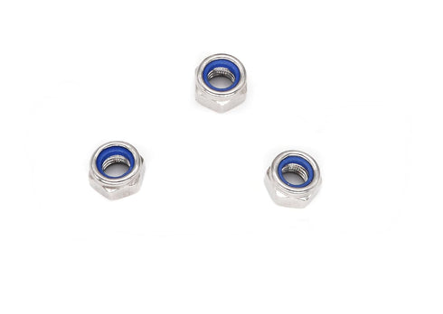 cSeao 60pcs M6 x 1.0mm Nylon Inserted Self Locking Nut, 304 Stainless Steel, Silver Tone
