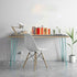 Expandable Desktop Bookshelf Organizer, Counter Bookcase Desk Storage Rack for Office Supplies, Kitchen, Bathroom (Size