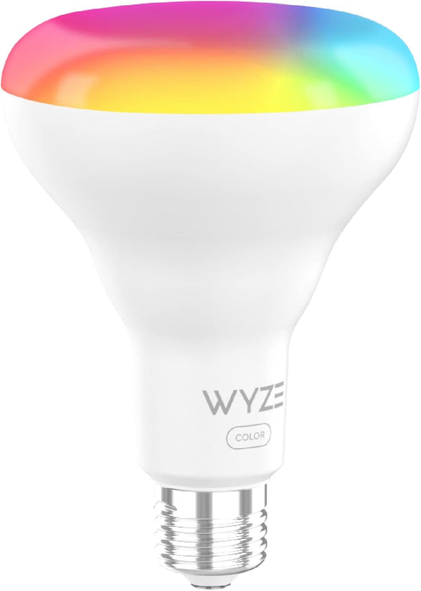 Wyze Bulb Color, BR30 Wi-Fi Smart Bulb, E26 Base, 75W Equivalent 950