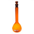 ALWSCI 100 ML Volumetric Measuring Flask Set, Amber Graduated ASTM Class A Borosilicate Glass 3.3, 2 PCS