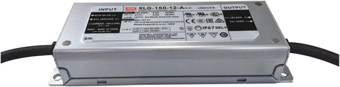 MEAN WELL XLG-150-12A LED Power Supply, 150 Watt 12 Volt Outdoor Rated IP67