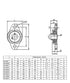 2PCs KFL000 (KFL10) ID10mm Mounted Flange Block Bearings, Zinc Aluminum Alloy Support for 10mm Linear Shaft Rod