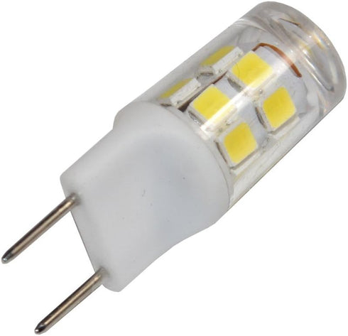 2-Pack G8 17 Bulb 2835 HQRP Bi-Pin LEDs Light SMD Cool White for Light Fitting, Desk Lamps, Wall Mounts Sconces