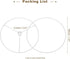 7 Inch 2 Set PATIKIL Lamp Shade Ring, Metal Lamp Shade Frame Wire Lampshade Frame DIY Drum Strong Ring Lampshade Holder