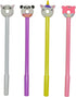 Maydahui 12PCS Cute Animal Donuts Gel Pen, Fun Food Pens, Panda Bear Cat Unicorn Style, Black Ink for Party School