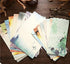 Retro A4 Stationery Paper and Envelopes Set, 32 Sheets Writing Paper and 12 Envelopes, Old Age Printer Paper