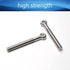 MroMax M8 x 70mm Machinery Shoulder Swing Lifting Eye Bolt, 2Pcs 304 Stainless Steel for Home Renovation