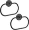Adhesive Towel Holder Matte Black Hand Towel Holder for Bathroom Wall Stainless