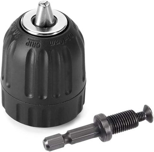 Yakamoz Quick Change 1/4-Inch Hex Shank Keyless Drill Chuck Screwdriver to Drill Converter Tool
