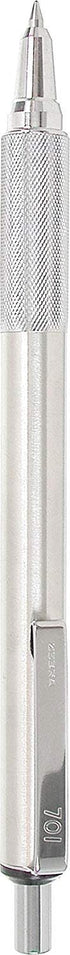 Zebra Pen Model F/M 701 Mechanical Pencil and Ballpoint Pen Set, Stainless Steel, Pack of 2