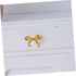 4pcs ibasenice Elegant Bow Drawer Pulls Decorative Brass Knobs for Cabinets and Dressers Ergonomic Design Suitable