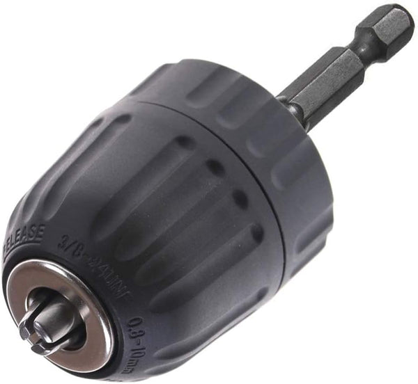 Yakamoz Quick Change 1/4-Inch Hex Shank Keyless Drill Chuck Screwdriver to Drill Converter Tool