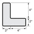 5S 6 inch 6 inch, 25 pack, LM110Y INCOM Manufacturing Laminated Workplace Floor Organization Markers, L Shaped, Thick
