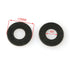 40Pcs M5 Flat Washer Metal Gasket for Bolts and Screws, 304 Stainless Steel Black Zinc Hardware Fitting Accessories