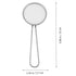 100 Fine Mesh Sieve Strainer, Mesh Stainless Steel Cell Strainer Cell Filter Standard Test Sieve Sanitary Fittings for Laboratory