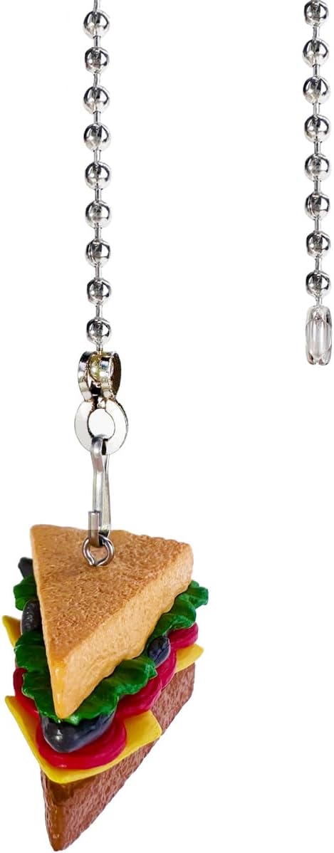 OMYZERO Ceiling Fan Pull Chain - 12 Inch Sandwich Ceiling Fan Pull Chain