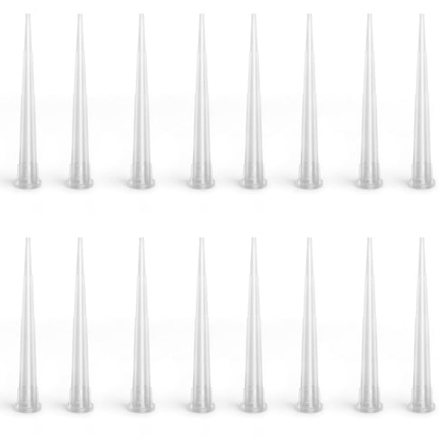 ONiLAB 10 UL Pipette Tips, 1000 PCS Universal Plastic Liquid Tips, Autoclavable, Transparent Polypropylene